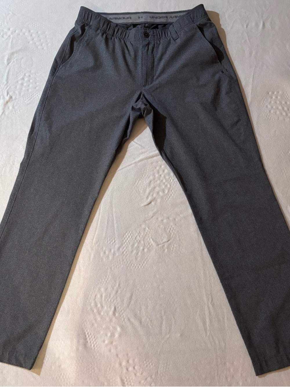 Under Armour Men's Charcoal Gray Performance Chinos